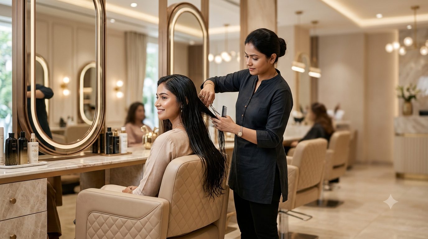 Hair styling service at Michels Hair & Beauty